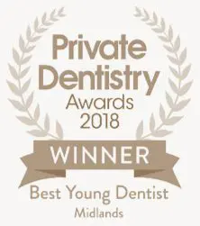 Private Dentistry Awards 2018 - Winner, Best Young Dentist Midlands